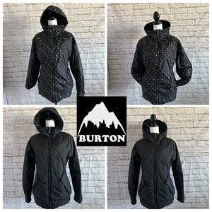 Burton reversible puff jacket white duck down